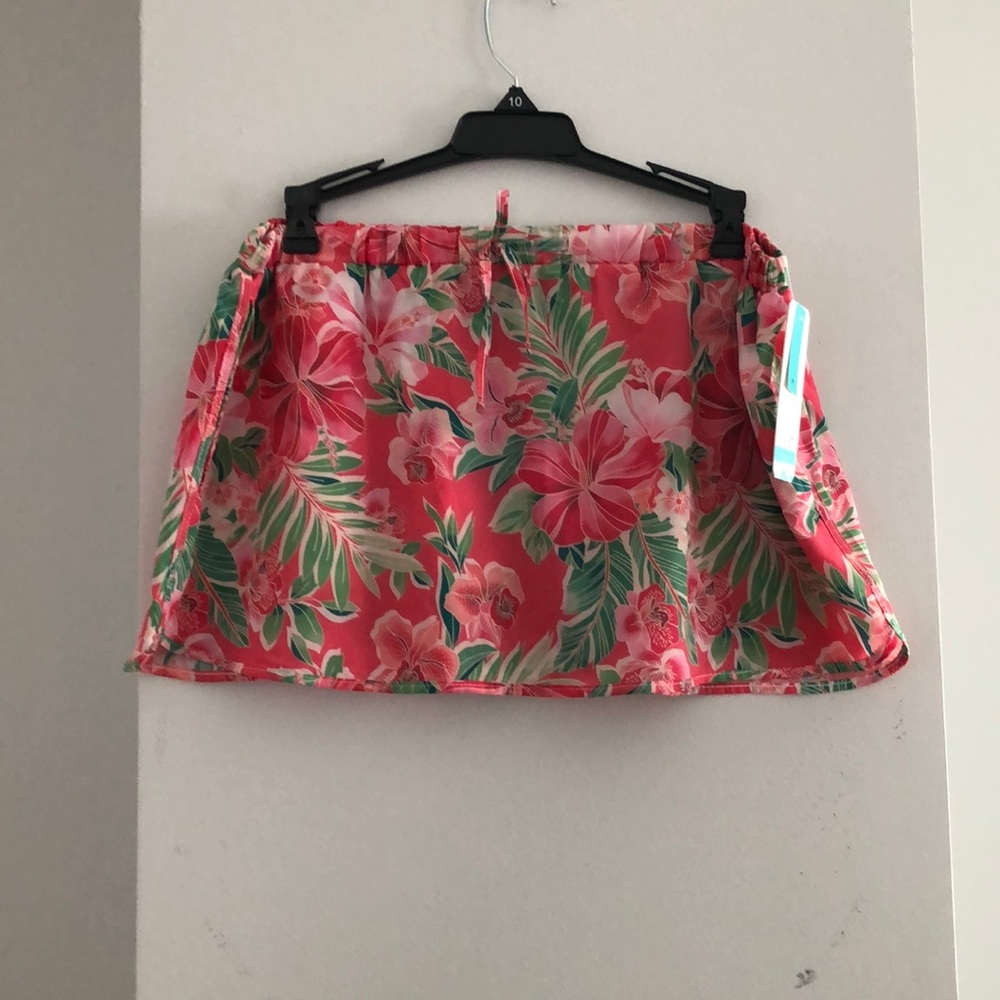 Sunsets Multi Honolulu Pockets Seaside Skirt MED